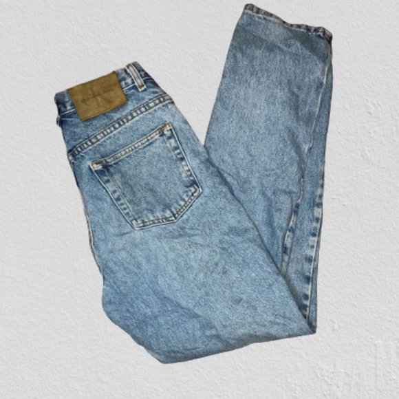 Vintage 1990s Calvin Klein Mom Jeans Size 4 - Picture 1 of 10